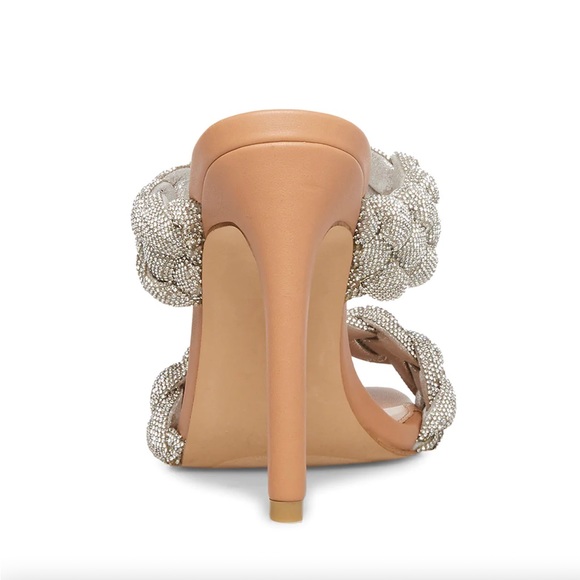 Steve Madden Braided Rhinestone heels size 6 - Picture 9 of 12